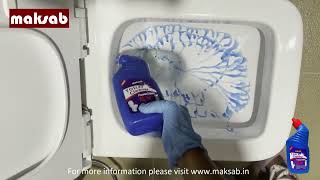 How To Clean Toilet Bowl  Maksab [upl. by Ettenej991]