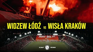 Klimat Trybun 55 Widzew Łódź  Wisła Kraków 13  Kibicowskie kulisy meczu  02122021 [upl. by Ardnalak]