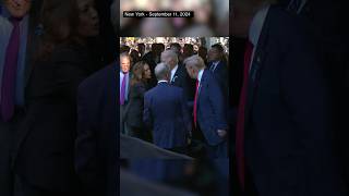 Trump and Harris Meet at 911 Memorial a Day After Debate [upl. by Kass447]