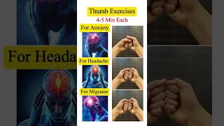 3 Simple Exercises For HEADACHE  MIGRAINE  Best Exercises for Anxiety PAIN RELIEF  trimukyoga [upl. by Noirred785]