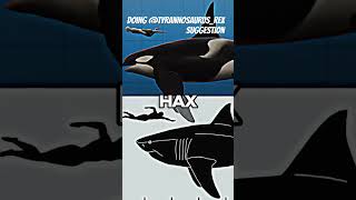 Orca Vs Cretodus Crassidens orca shark 1v1 [upl. by Wandy]