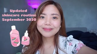 UPDATED SKINCARE ROUTINE 2020  MY NEW PRODUCT [upl. by Imij68]