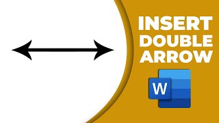 How to insert double half arrow in Microsoft word [upl. by Nepil571]