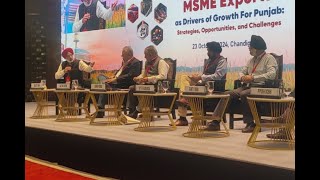 MSME driver of export growth NITI aayog amp Punjab Govt Pannel Discussion on Hand  Machine tools [upl. by Santana61]