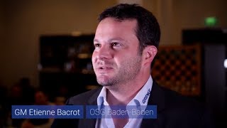 Etienne Bacrot  Successful Start  Chess Interview  Schachbundesliga 2017 2018 [upl. by Namreg]