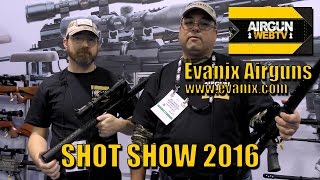 New REX Airguns from Evanix at SHOT SHOW 2016 [upl. by Anihc]