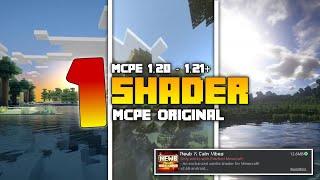 1 TOP SHADER MCPE ORIGINAL NO PATCH  Di Minecraft 120  121   Support Low End Mobile Device [upl. by Grefer]