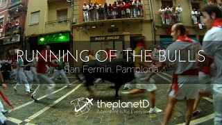 Running of the Bulls San Fermin Pamplona [upl. by Whalen]