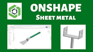 Onshape sheet metal [upl. by Apilef]