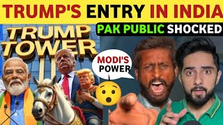 TRUMP CONFIRMS HIS VISIT TO INDIA 10 MORE TRUMP TOWERS IN INDIA PAKISTANI PUBLIC REACTION ON INDIA [upl. by Nehgaem]