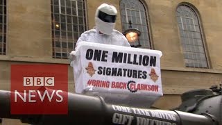 The Stig delivers Jeremy Clarkson petition  BBC News [upl. by Vasileior70]