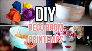 DIY Décore ta chambre pour le Printemps 2016  Spring Room Decor I DIY Français 🌙 [upl. by Mcspadden323]