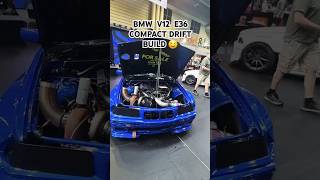 INSANE BMW E36 COMPACT V12 ENGINE SWAPPED DRIFT BUILD [upl. by Dviad]