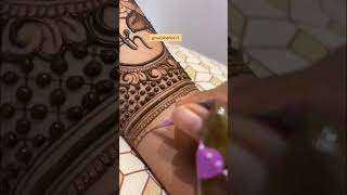 Mehndi design for hands bridal  full hand mehndi design for bride  mehndi henna heena fyp [upl. by Dlareg]