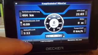 iGO 8 GPS  EinstellenWo finde ich Fahrcomputer auf iGo 8 [upl. by Hadleigh]