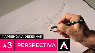 Como Desenhar Perspectiva  Aprenda a Desenhar 3 [upl. by Nwahsed]