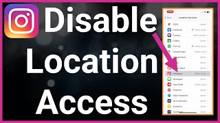 How To Turn Off Location On Instagram [upl. by Ys812]