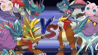 Pokemon Battle Theme Paradox Pokémon Vs Original [upl. by Ettolrahc349]