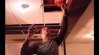 How to cut drop ceiling tiles [upl. by Inail]