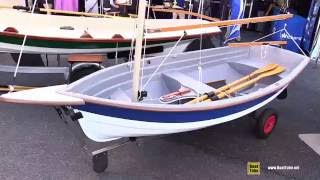 2016 GIG Harbour Boat Works 10 Navigator Saing Boat  Walkaround  2015 Annapolis Sail Boat Show [upl. by Anohr738]