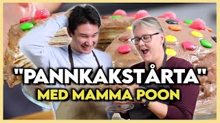 Pannkakstårta med Mamma Poon  Familjens Specialtårta [upl. by Yhtomot]