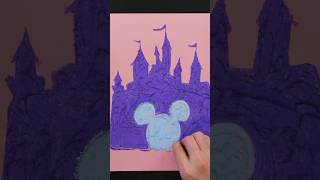 Trying to Draw a Disney Castle in chalk [upl. by Ashwin25]