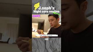 Jsephs Night care routine KARD JSEPH 카드 제이셉 shorts [upl. by Davies862]