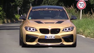 Manhart MH2 630 BMW M2  Brutal Accelerations amp REVS [upl. by Desberg902]