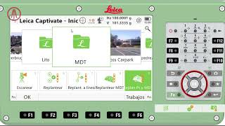 Tutorial Leica Captivate  Replanteo de modelos digitales del terreno [upl. by Heise244]