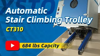 Automatic Stair Climbing Trolley Perfect For Heavy Loads Up To 684 Lbs [upl. by Galina851]