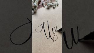 Ultimate Letter U Calligraphy Tutorial  Creative Alphabet Writing [upl. by Senoj]