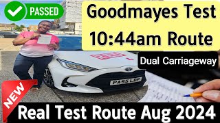 Goodmayes Real Driving Test Route 1044am New [upl. by Ennagroeg292]