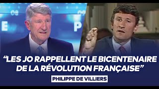 Philippe de Villiers  quotQuand les JO rappellent le bicentenaire de la Révolution françaisequot [upl. by Gorrono]