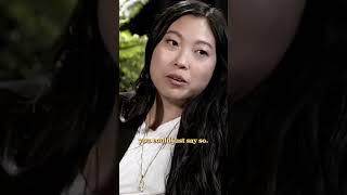 Awkwafina replies on weird interview Shorts [upl. by Animlehliw]