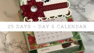 25 Days of Christmas  Day 6 Easel Calendar wTreat Tray [upl. by Perkoff]