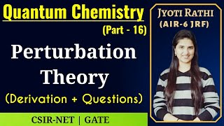 Perturbation theory quantum mechanicsFirst order perturbationderivationsolved questions examples [upl. by Lalittah]