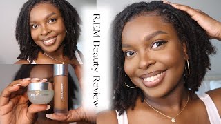 REM Beauty Foundation and Under Eye Balm Review  7 Hour Wear Test [upl. by Raimondo972]