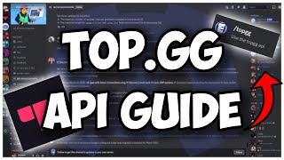 NEW  How use the TOPGG API in your discord bot  Discordjs V14 [upl. by Vano]