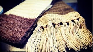 How to Add Fringe to a Scarf for Beginners  Step by Step Instructions by Atreyu Crochet [upl. by Nelram581]