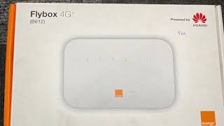 Huawei Fly Box  UNBOXING Huawei B612  ORANGE FLYBOX 4G [upl. by Idnak]