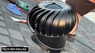 How to Install a Roof turbine  a step by step guide [upl. by Eikkin]