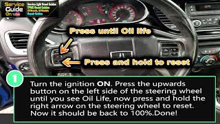 Dodge Dart  How to reset Oil Life [upl. by Namyaw]