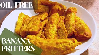 100 എണ്ണയില്ലാതെ പഴം പൊരി  Oilfree Banana fritters  Air fryer recipes  No deep fry [upl. by Suchta]