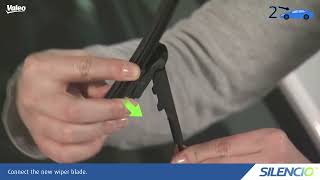 Valeo Silencio™ Wiper Blade How to Fit guide N°2  Pinch Tab arm type [upl. by Cutlor]