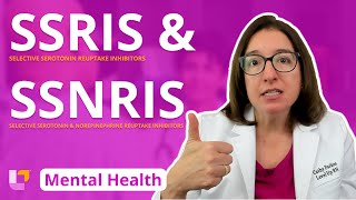 SSRIs amp SSNRIs Therapies  Psychiatric Mental Health Nursing  LevelUpRN [upl. by Tengler947]