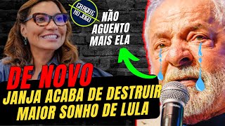 DE NOVO JANJA acaba de DESTRUIR MAIOR SONHO DE LULA NO G20 quotnão aguento mais elaquot [upl. by Getter]