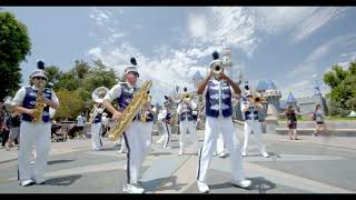 The Disneyland Band  Pirates Movie Theme Live at Sleeping Beauty Castle 71724 in 4K [upl. by Yelhs]