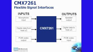 CMX7261 MultiTranscoder IC  CML Micro [upl. by Edda984]