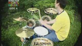 Michael Gondry drumming at home [upl. by Anairo139]