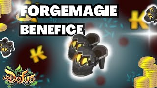 DOFUS  FORGEMAGIE BENEFICE 13 CHAUSSURES ARDENTES [upl. by Shayn]